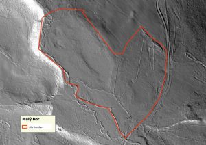 The LIDAR technology helps us to identify man-made drainage ditches