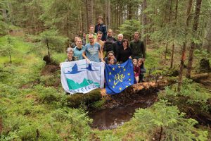 Zufrieden und bereit für die Exkursion in die naturbelassenen Moore von Šumava.