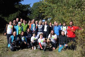 Group picture at the finish of the 4th stage (picture: Veronika Bauer)